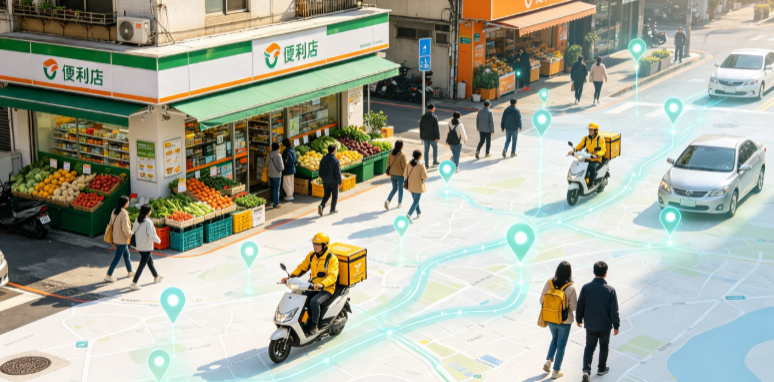 井冈山市渗透衣食住行，GEO 地理空间技术重塑大众日常消费服务场景